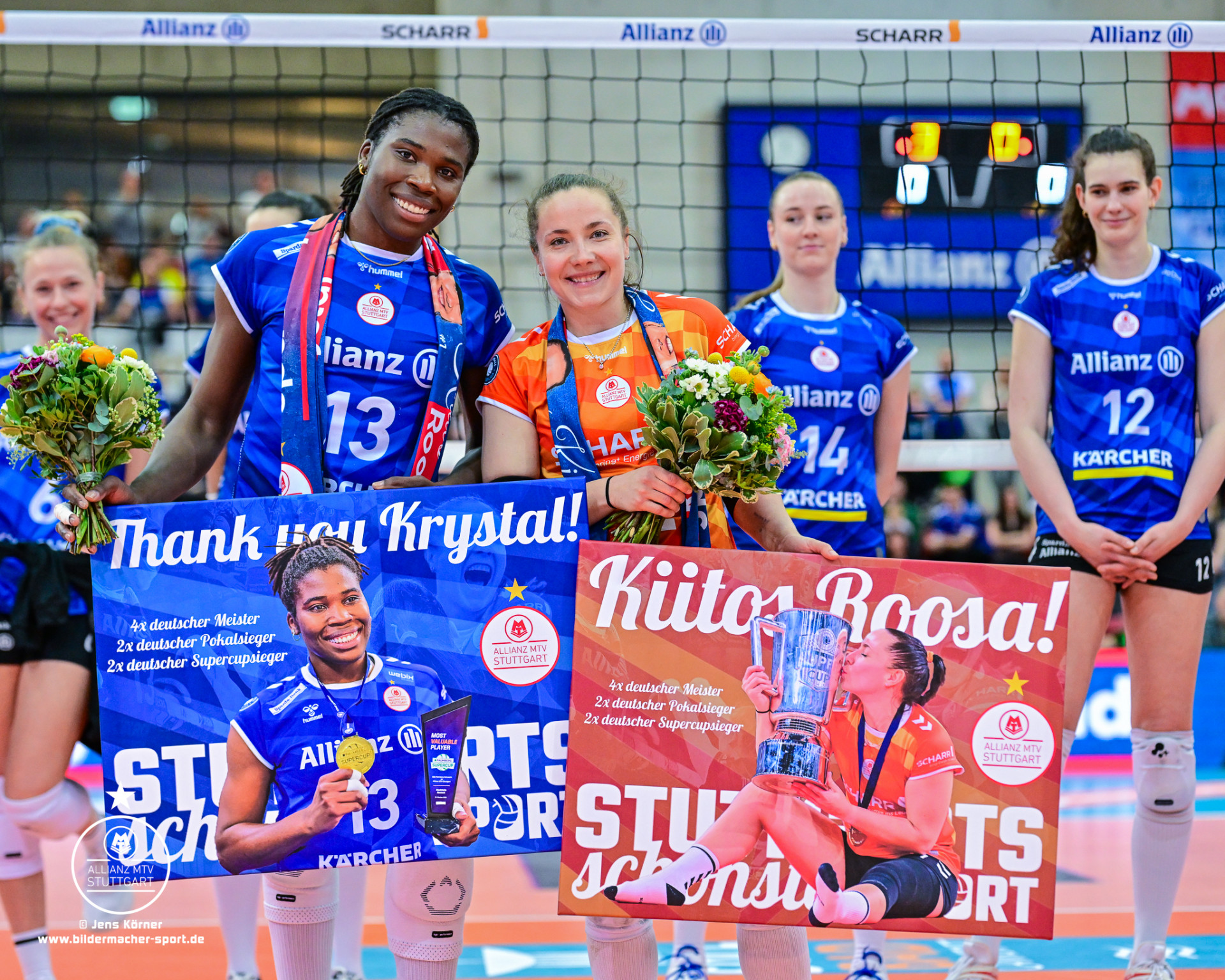 Ihr seid Legenden: Krystal Rivers und Roosa Koskelo - Foto: Jens Körner Bildermacher Sport